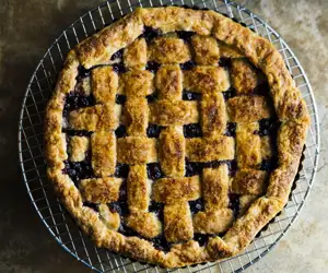 Blueberry pie